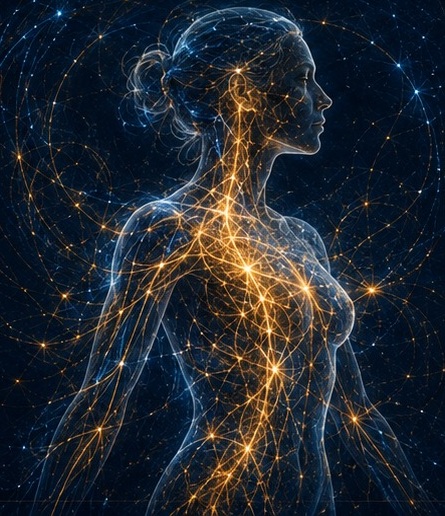Figure with pathways rebuilding